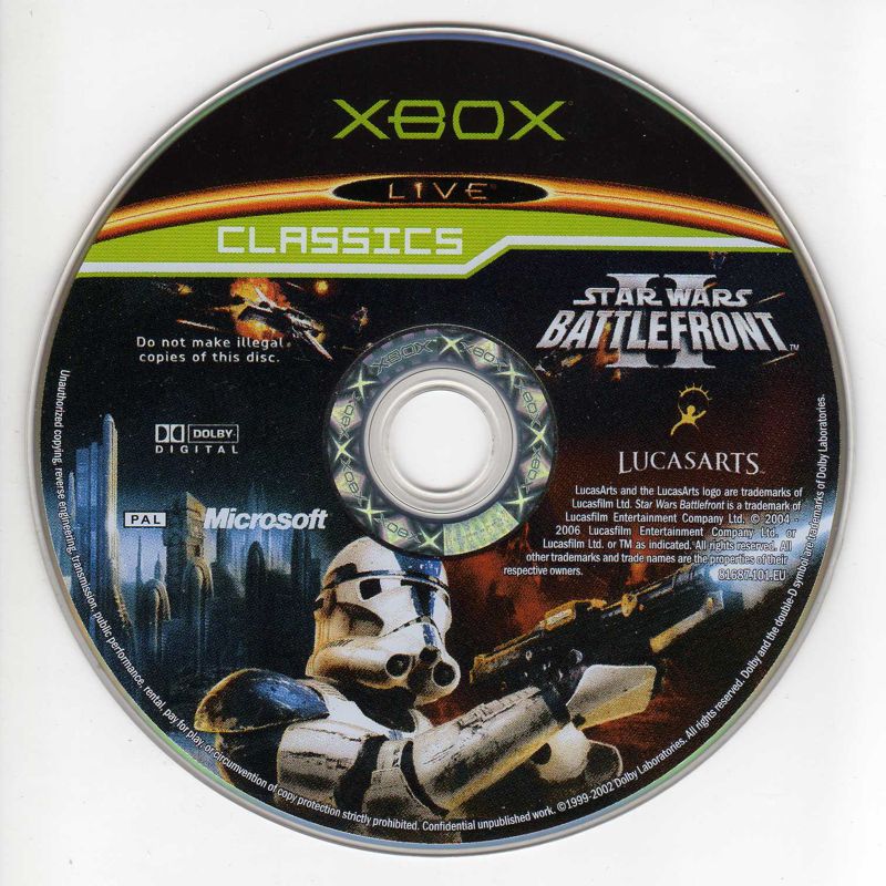 Media for Star Wars: Battlefront II (Xbox) (Xbox Classics release)