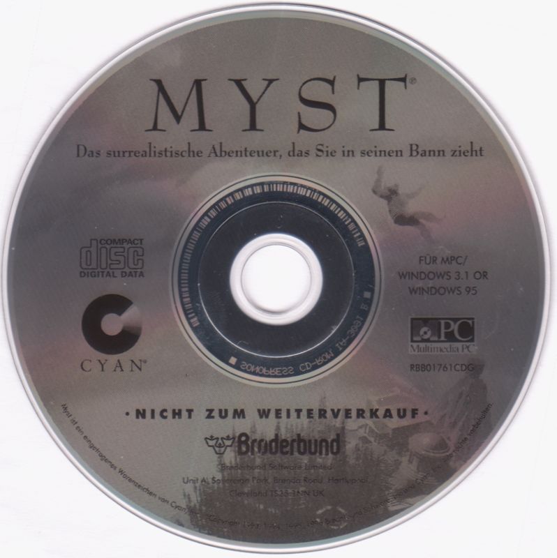 Media for Myst (Windows and Windows 3.x) (OEM release)
