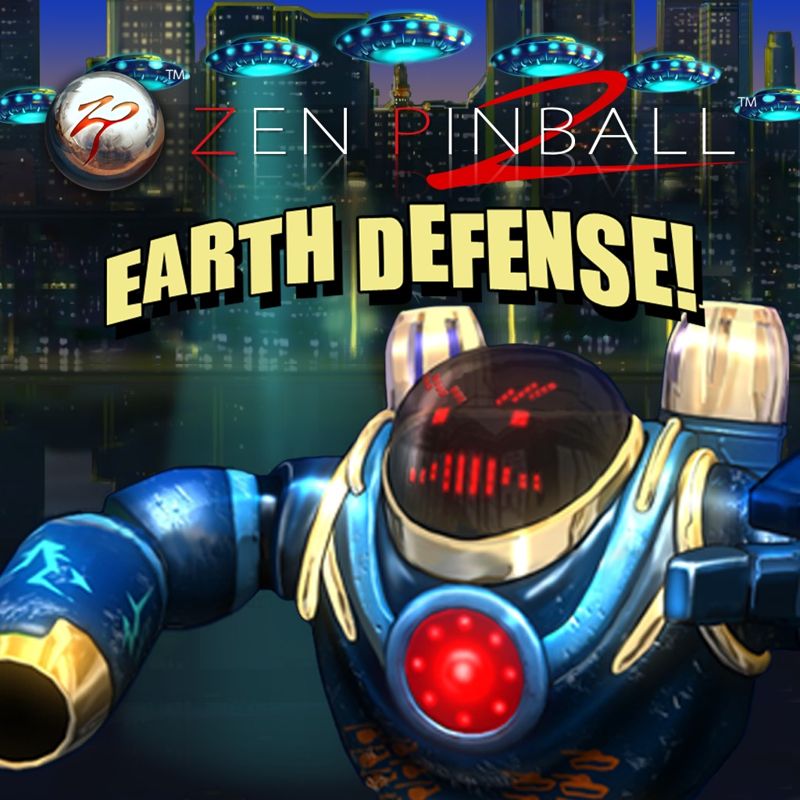Front Cover for Pinball FX2: Earth Defense (PS Vita and PlayStation 3) (PSN (SEN) release)