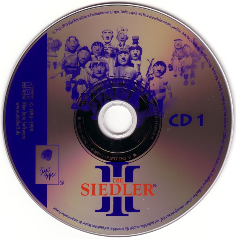 Media for The Settlers III (Windows): Disc 1