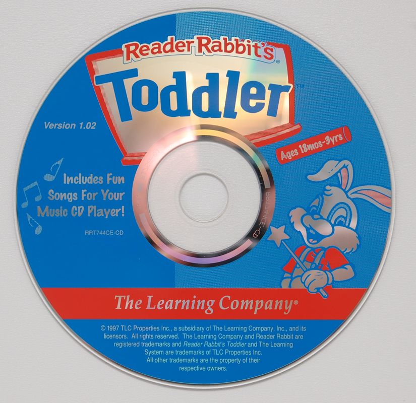 Media for Reader Rabbit's Toddler (Macintosh and Windows and Windows 3.x) (Version 1.02)