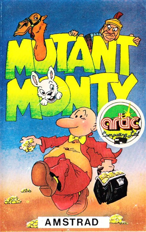 Front Cover for Mutant Monty (Amstrad CPC)