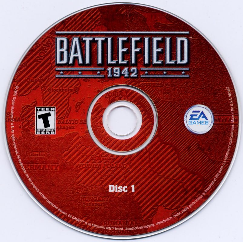 Media for Battlefield 1942 (Windows): Disc 1/2