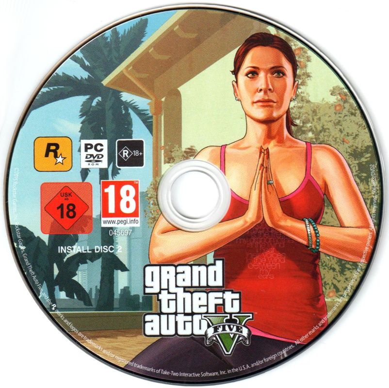 Media for Grand Theft Auto V (Windows): Disc 2/7