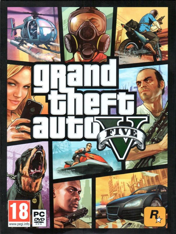 Xbox 360 - (GTA 5) Grand Theft Auto V 2 Disc Set w/ Manual -Tested -No Map