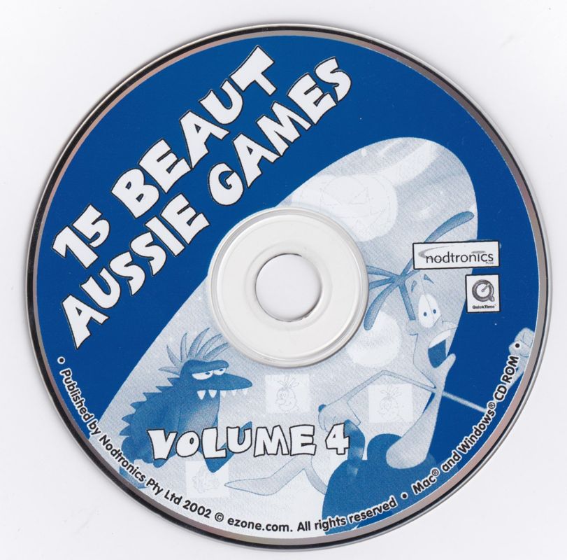 Media for 15 Beaut Aussie Games: Volume 4 (Macintosh and Windows)
