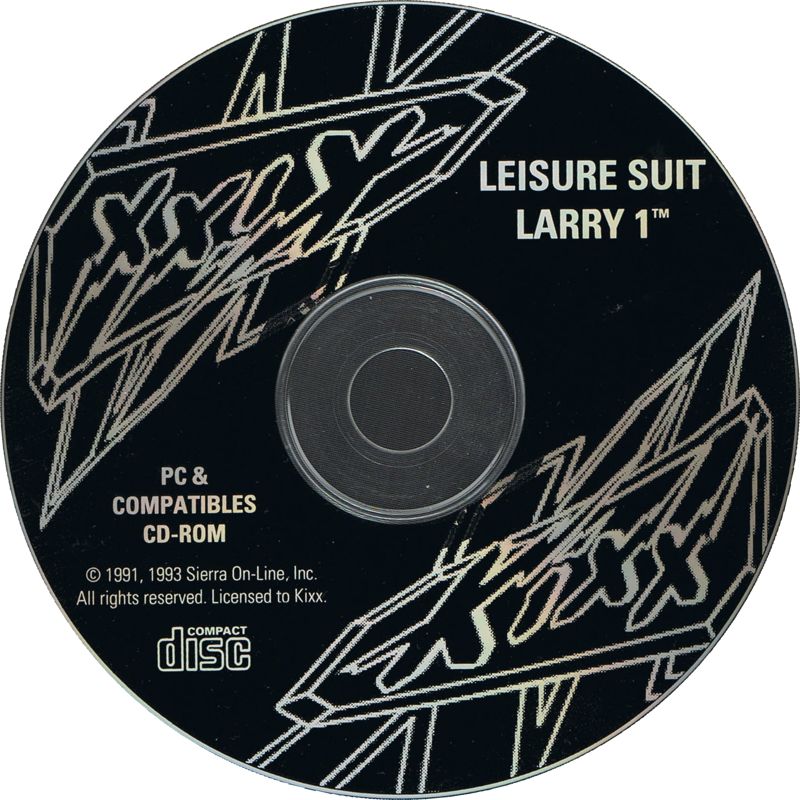 Media for Leisure Suit Larry 1: In the Land of the Lounge Lizards (DOS) (Kixx XL release)