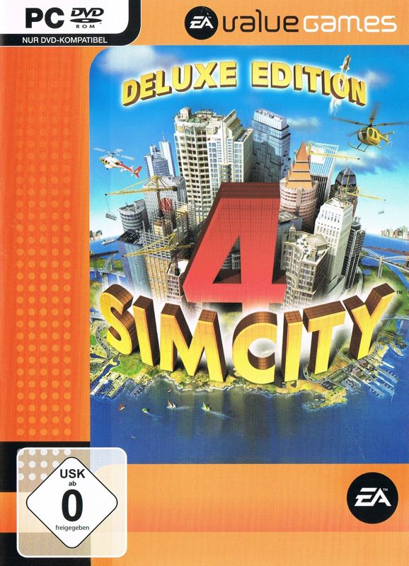Front Cover for SimCity 4: Deluxe Edition (Windows) (EA value games release)