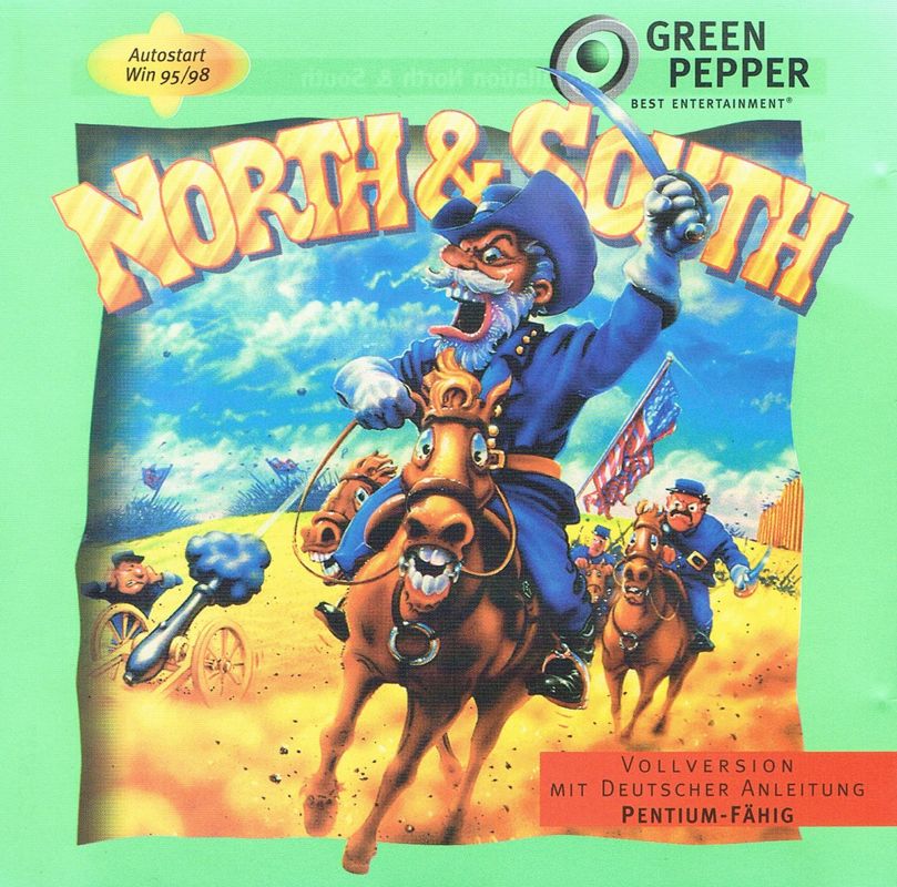 Front Cover for North & South (DOS) (Green Pepper release (#37))