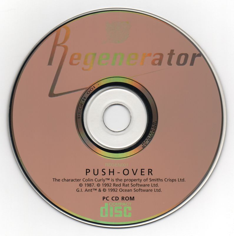 Media for Push-Over (DOS) (The Hit Squad: Regenerator release)