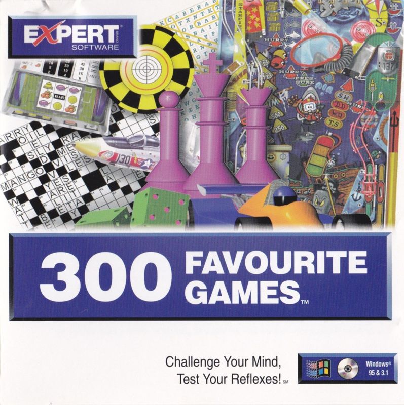 Front Cover for 300 Favourite Games (Windows and Windows 3.x)