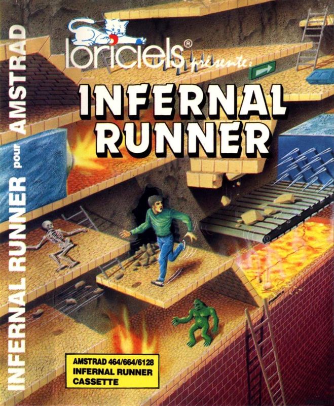 Front Cover for Infernal Runner (Amstrad CPC)