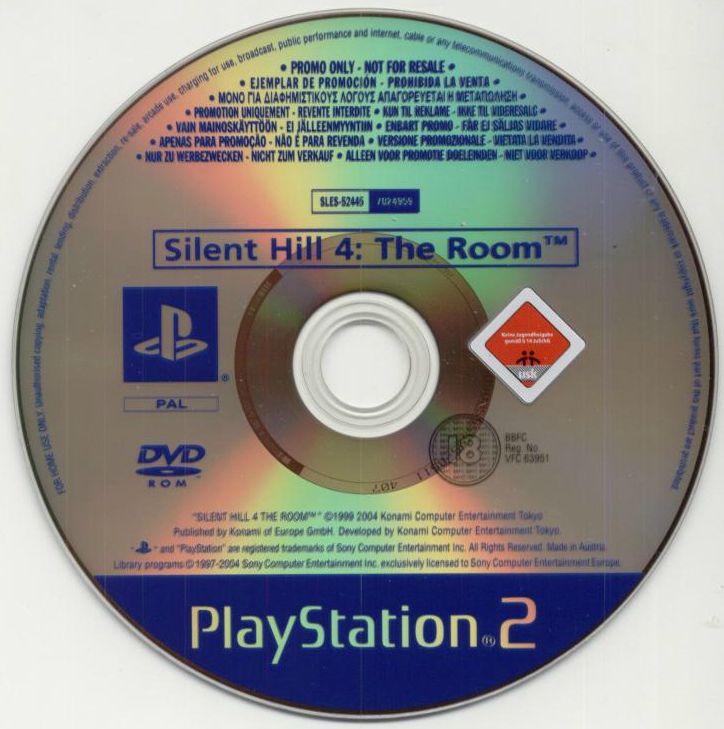 Media for Silent Hill 4: The Room (PlayStation 2)