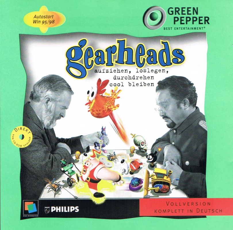 Front Cover for Gearheads (Windows 3.x) (Green Pepper release)