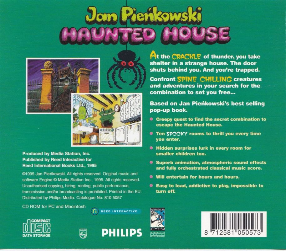 Other for Jan Pienkowski Haunted House (Macintosh and Windows): Jewel Case: Back Cover