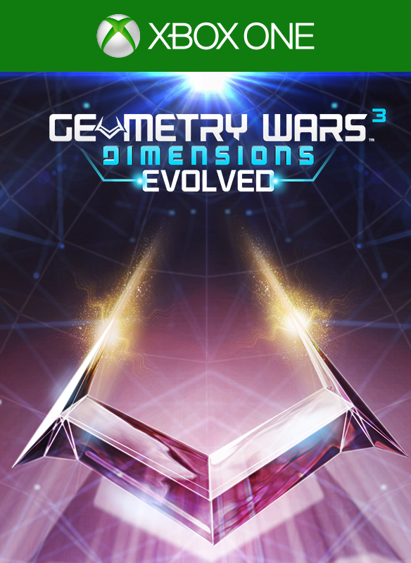 Front Cover for Geometry Wars 3: Dimensions - Evolved (Xbox One) (download release): 2nd version