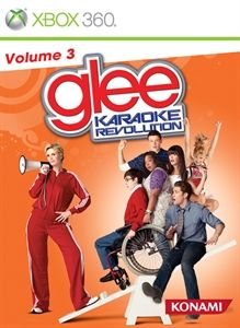 Front Cover for Karaoke Revolution: Glee - Volume 3 (Xbox 360) (Games on Demand release)