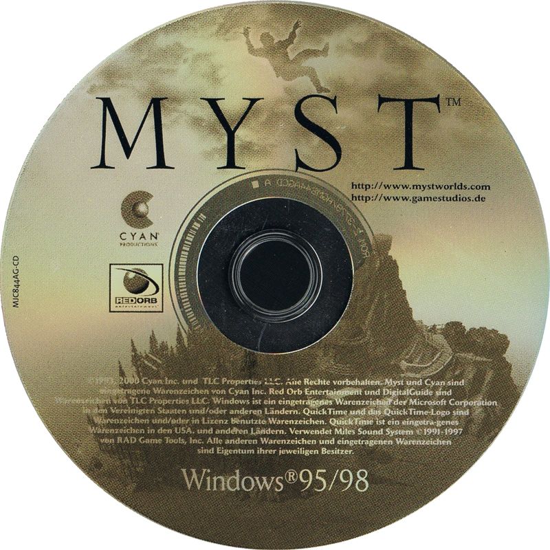 Media for Myst (Windows) (Jewel Case Budget release)