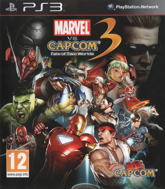 Front Cover for Marvel Vs. Capcom 3: Fate of Two Worlds (PlayStation 3)