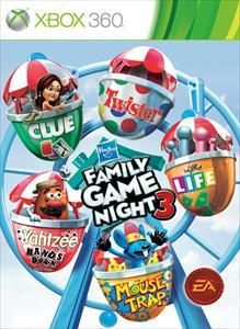 Front Cover for Hasbro Family Game Night 3 (Xbox 360) (Games on Demand release)