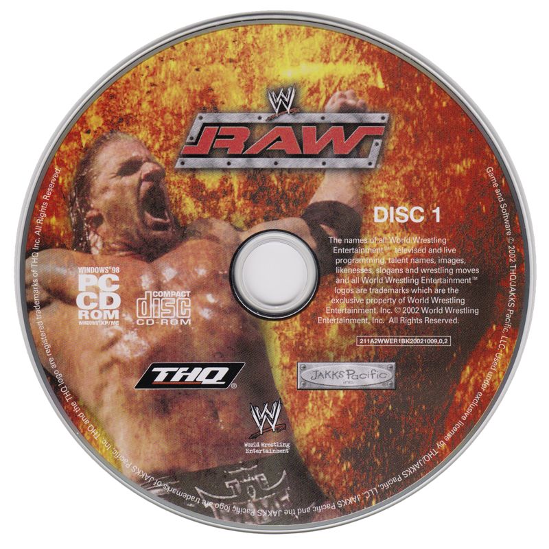 Media for WWF Raw (Windows): Disc 1/2
