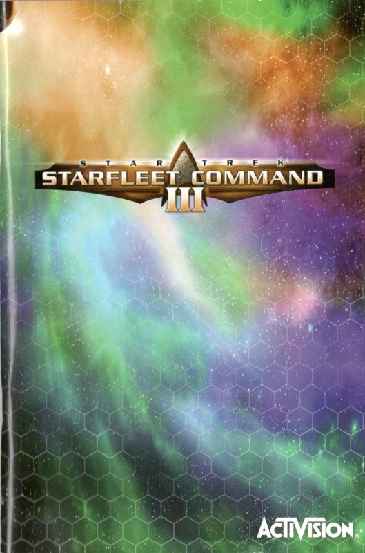 Manual for Star Trek: Starfleet Command III (Windows): Front