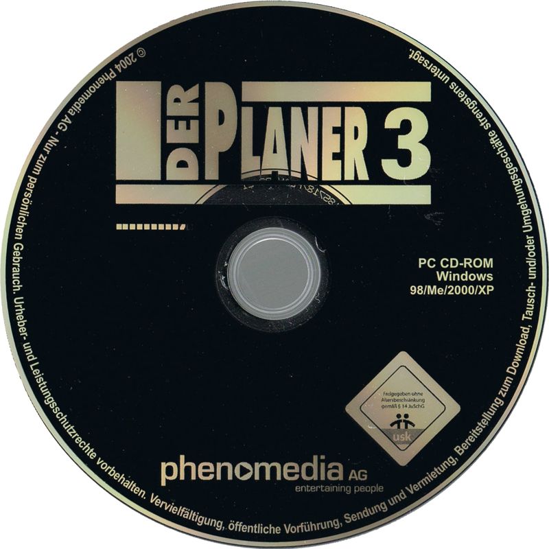 Media for Der Planer 3 (Windows) (Software Pyramide release)