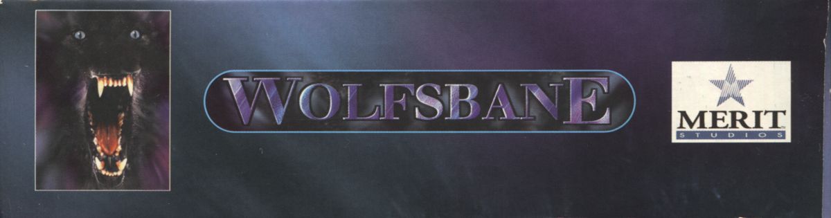 Spine/Sides for Wolfsbane (DOS) (3.5'' floppy release): Front - Bottom