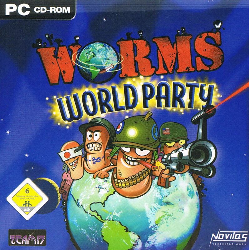 Front Cover for Worms World Party (Windows) (Novitas Vertriebs release)