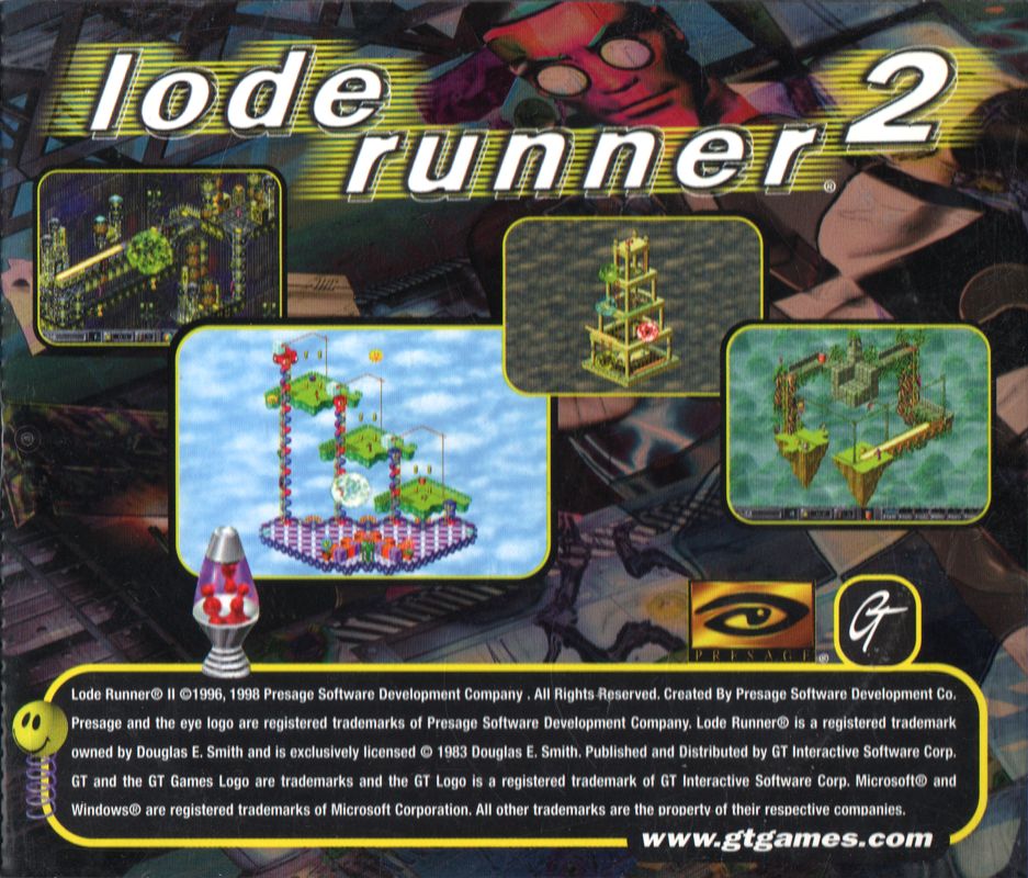 Other for Lode Runner 2 (Windows): Jewel Case - Back