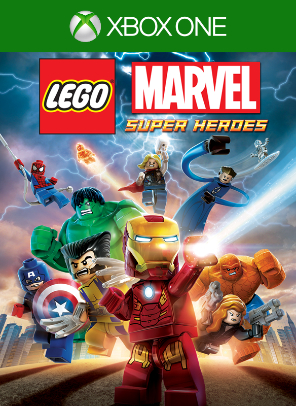 Front Cover for LEGO Marvel Super Heroes (Xbox One) (download release): 1st version