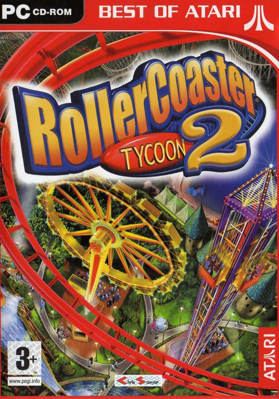 Front Cover for RollerCoaster Tycoon 2 (Windows) (Best of Atari release)