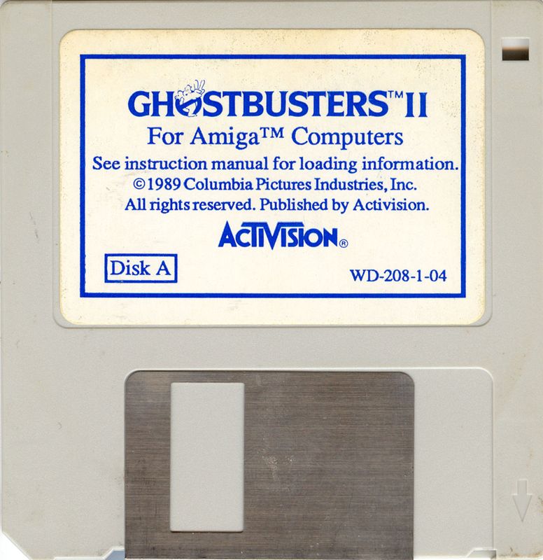 Media for Ghostbusters II (Amiga): Disk 1/2