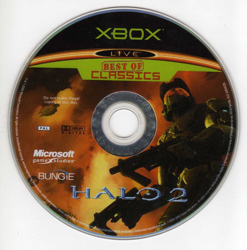 Media for Halo 2 (Xbox) (Best of Classics release)