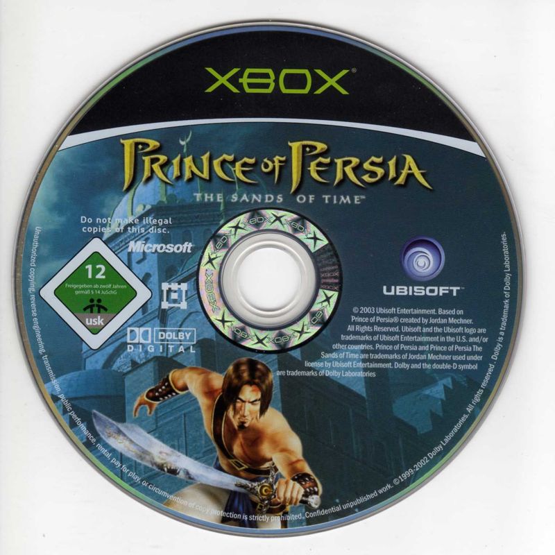 Media for Prince of Persia: The Sands of Time (Xbox) (Classics release)