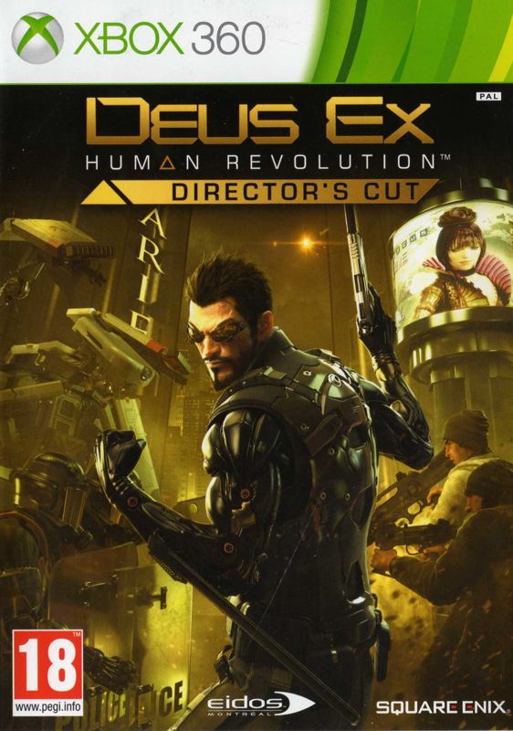 Front Cover for Deus Ex: Human Revolution - Director's Cut (Xbox 360)