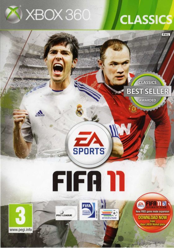 Front Cover for FIFA Soccer 11 (Xbox 360) (Xbox 360 Classics release)