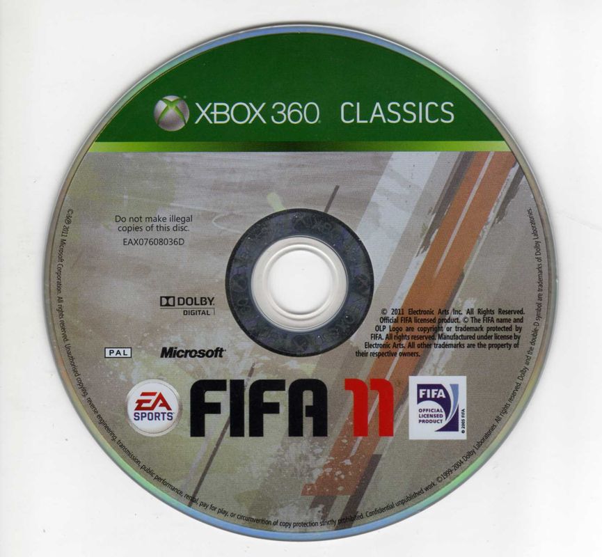 Media for FIFA Soccer 11 (Xbox 360) (Xbox 360 Classics release)
