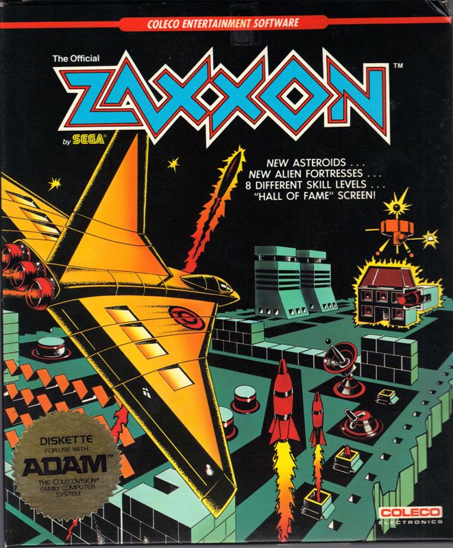Front Cover for Zaxxon (Coleco Adam)