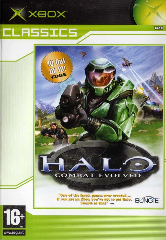 Front Cover for Halo: Combat Evolved (Xbox) (Classics release)