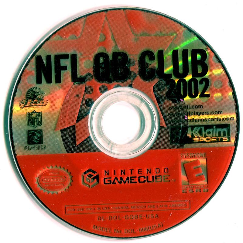 Media for NFL QB Club 2002 (GameCube)