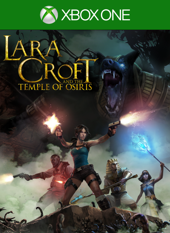Front Cover for Lara Croft and the Temple of Osiris (Xbox One) (download release): 1st version