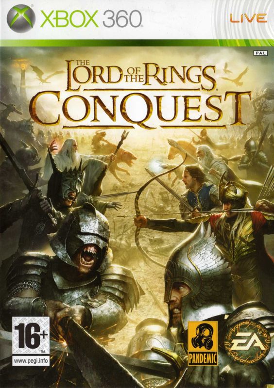 Front Cover for The Lord of the Rings: Conquest (Xbox 360)