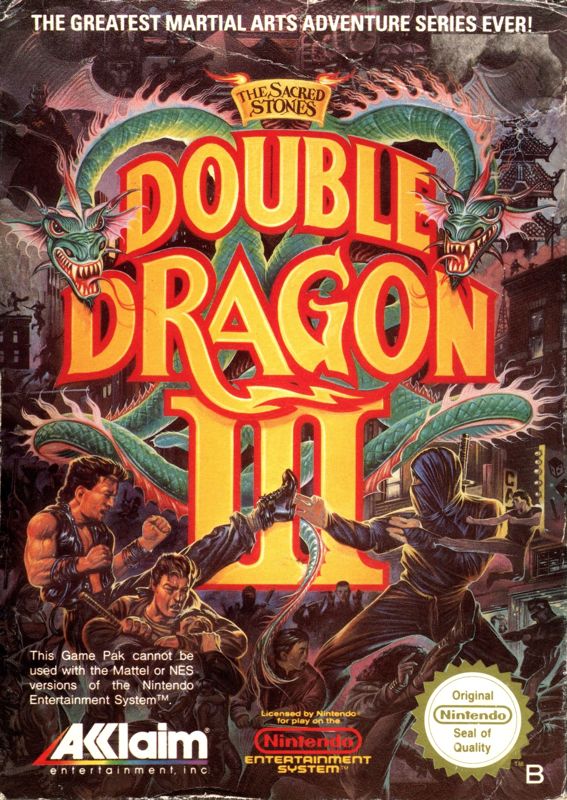 Front Cover for Double Dragon III: The Sacred Stones (NES)