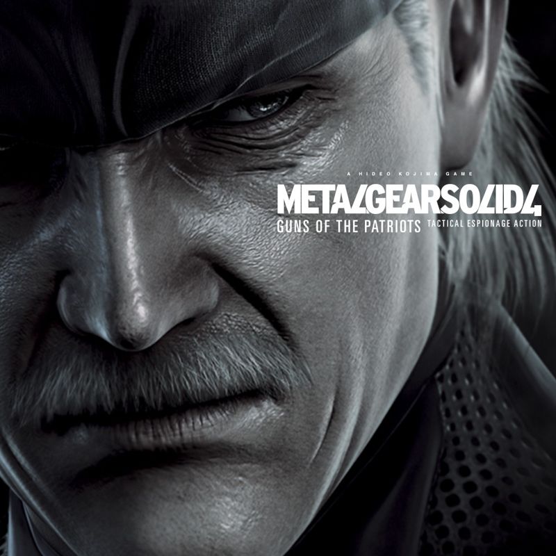 Front Cover for Metal Gear Solid 4: Guns of the Patriots (PlayStation 3) (PSN release)
