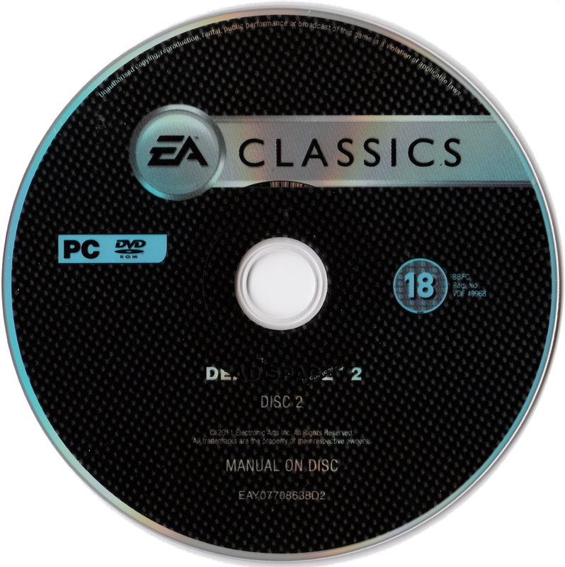 Media for Dead Space 2 (Windows) (EA Classics release): Disc 2