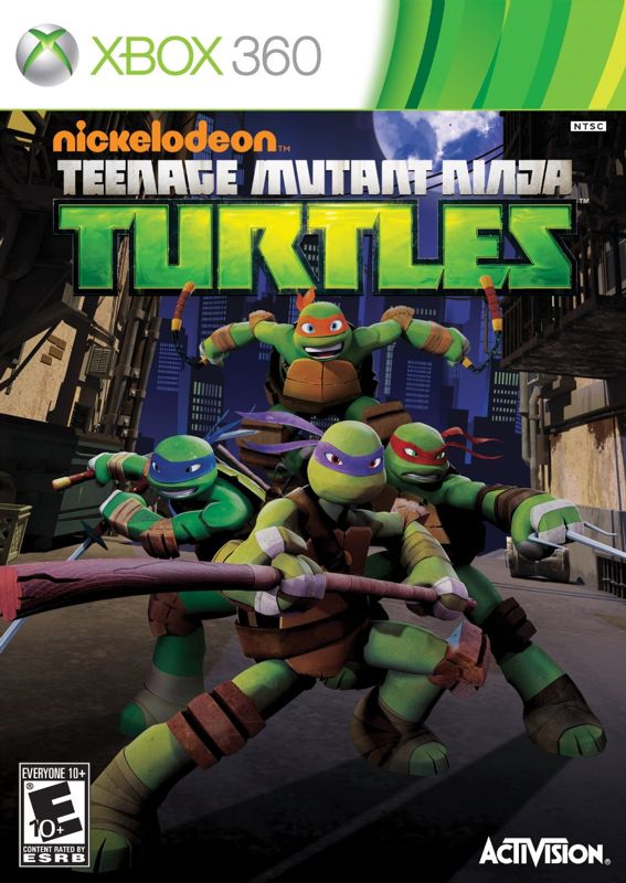 Front Cover for Teenage Mutant Ninja Turtles (Xbox 360) (Games on Demand release)