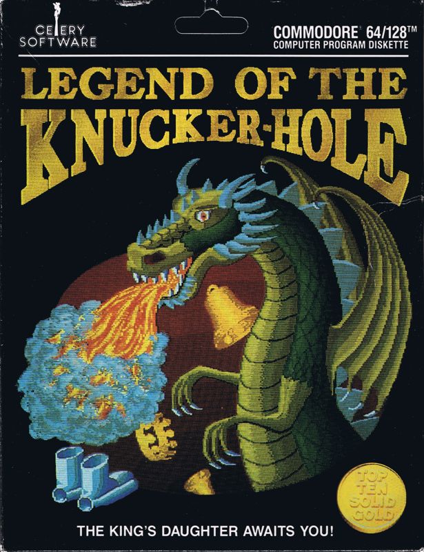 Front Cover for Legend of the Knucker-Hole Starring Jet-Boot Jack (Commodore 64)