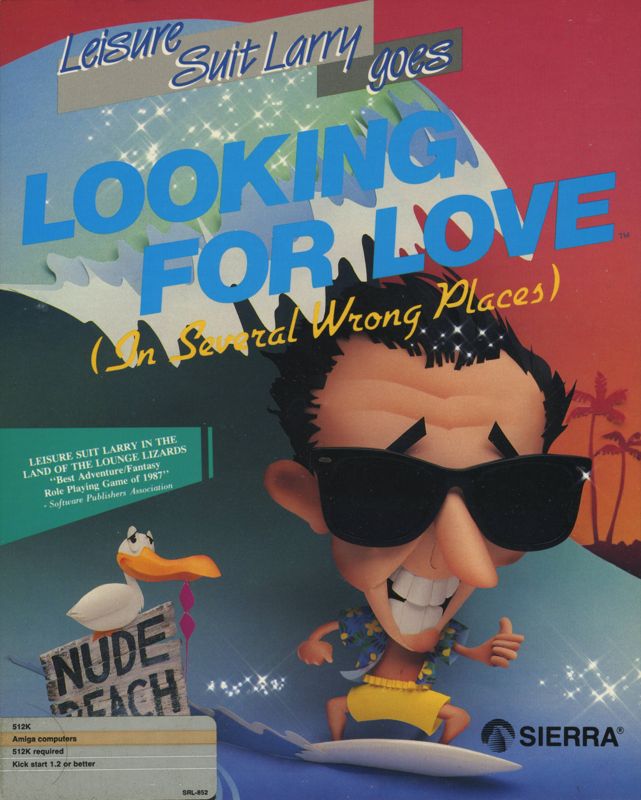 Front Cover for Leisure Suit Larry Goes Looking for Love (In Several Wrong Places) (Amiga)
