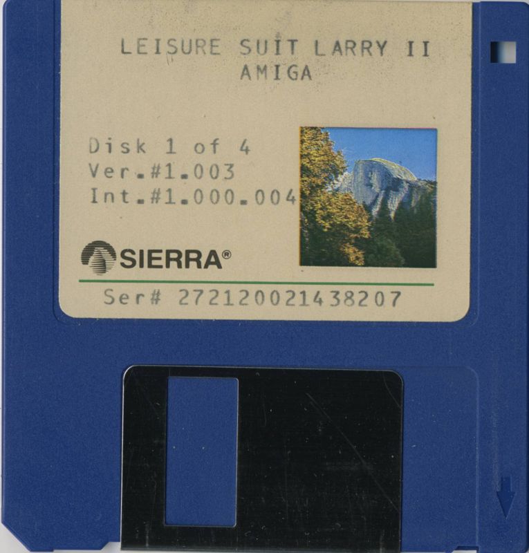 Media for Leisure Suit Larry Goes Looking for Love (In Several Wrong Places) (Amiga)